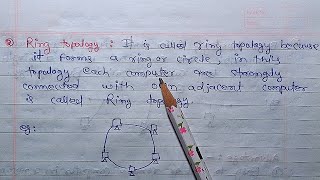 What is Ring Topology full explanation  Computer Network [upl. by Srednas]