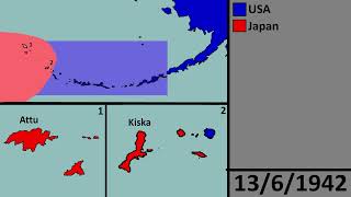 WW2  Aleutian Island Campaign Everyday 19421943 [upl. by Teresita]