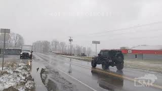 03102024 Elderton PA  Passing snow bands on the highway [upl. by Anak]