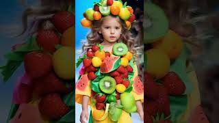 Kids Fashion Show Fruit theme  Little Pointers educationalvideosforkids cute funscience baby [upl. by Eiramnerual919]