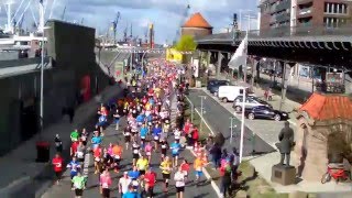 Hamburg Marathon 2016 im Zeitraffer [upl. by Martinson]