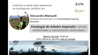 Fenología de árboles tropicales  señales ambientales y mecanismos moleculares [upl. by Aneekas710]