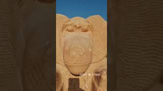 ANCIENT Egyptian BABOON🐒 Ramesseum Luxor [upl. by Aisyla]