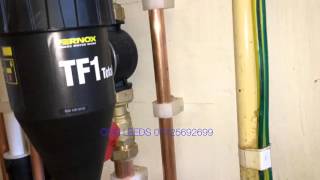 How to clean out a Fernox TF1 filter [upl. by Head]