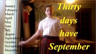 Apprendre langlais en chanson  Thirty days have september [upl. by Baumbaugh]