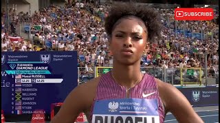 Womens 100m Hurdles 2024 Silesia Diamond League [upl. by Eelrebma]