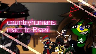 countryhumans react to Brazil by GrInGe  ships my au [upl. by Waite]