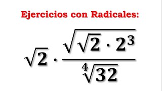 Radicales Ejercicio 4 [upl. by Mahla]