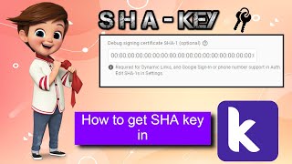 How to get SHA Key in kodular  Keystore  SHA Key [upl. by Assiled]