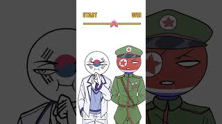 SOUTH KOREA AND NORTH KOREA HOLD THEIR BREATH 🇰🇷 🇰🇵 countryhumans [upl. by Annairoc]