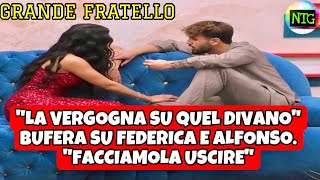 Grande Fratello Federica e Alfonso al capolinea pianti accuse e caos [upl. by Yroger466]