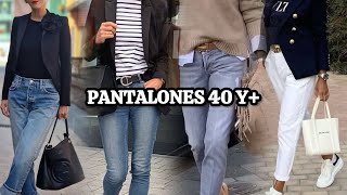 MODA TENDENCIAS OTOÑO INVIERNO  OUTFITS BONITOS CON PANTALONES DE MODA [upl. by Aileme]