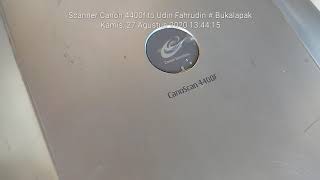 Scanner Canon Canoscan 4400F scan klise Babe ali keramat store 270820 [upl. by Orhtej]