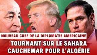 Un allié du Maroc prendra la direction de la diplomatie américaine Un cauchemar pour lAlgérie [upl. by Dis]