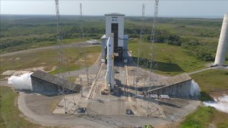 Europes new Ariane 6 rocket fired up in French Guiana [upl. by Anual]