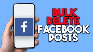 How To Bulk Delete Facebook Posts Full 2024 Guide [upl. by Rehposirhc457]