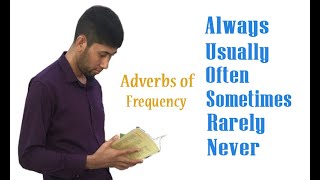 Adverbs of Frequency Always Usually Often Sometimes Rarely Never [upl. by Barclay]