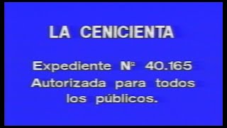 LA CENICIENTA 1950  Inicio VHS España [upl. by How]