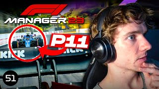 CAN WE PULL THIS OFF  F1 Manager 2023 Career 51 [upl. by Salsbury]