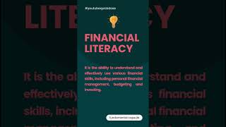 What is Financial literacy  financial capsule  personal finance  financialdoseofficial [upl. by Nnylarat]