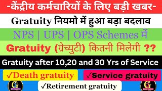 ग्रेच्युटी नियमो में हुआ बड़ा बदलाव  क्या सभी को 25 लाख मिलेंगे  how to calculate gratuity 2024 [upl. by Gustavus148]