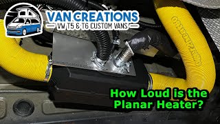 How Loud Is The Planar Diesel Heater VW Transporter T5 amp T6 [upl. by Remlap]