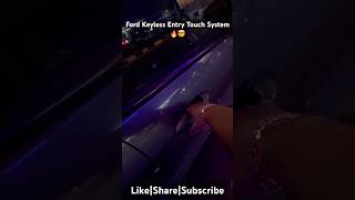 Ford Keyless Entry Touch System🤯🔥trending automobile ford ecosport shorts car safari tata [upl. by Aisena]