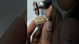 Gold ring horizontal design making video jewelry amirulhoque gold ring shortvideo viral reels [upl. by Clara]