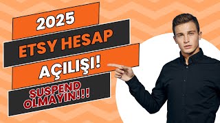 2025 Etsy Suspend Olmadan Satıcı Hesabı Nasıl Açılır [upl. by Keiryt]