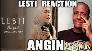 LESTI REACTION  Lesti  Angin  Official Music Video [upl. by Xuaeb]