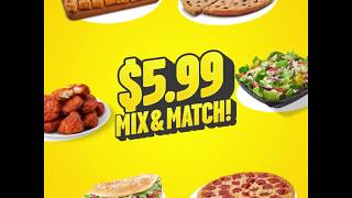 Hungry Howies Pizza Mix amp Match 15 Sec [upl. by Hayashi]