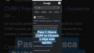 Descarga tu CURP CERTIFICADO en linea gratis [upl. by Areema]