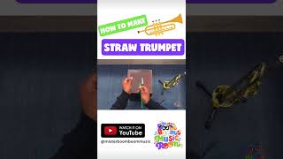 How to Make a Straw Trumpet amp Kazoo  Mister Boom Booms Music Room [upl. by Roane]