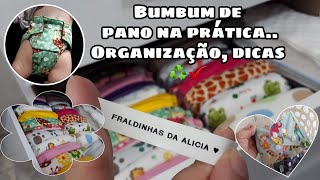 Meu dia com Fraldas de pano organização dicas aumentando o enxoval 😍♻️ [upl. by Eecyac243]