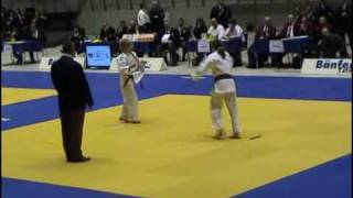 001 Judo Finale Dt Meisterschaft FU17 27022010 AnneSophie Schmidt SC Lotos Berlin [upl. by Koy]