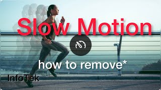 How to remove and handle slow motion effect on iPhone and iPad  Edit SLO MO and record your screen [upl. by Navert]