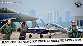 TERBANGKAN SU30MKM  Panglima TUDM Tujuk Kebolehan Di Hadapan Eurofighter Typhoon Rafale Francis [upl. by Dent]