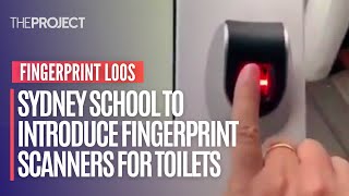 Sydney School Introduces Fingerprint Scanners For Toilets [upl. by Ilojna]