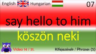 14 Kifejezések Phrases 5 Angol mondatok magyarul angol alapfok angol videók [upl. by Aehs]