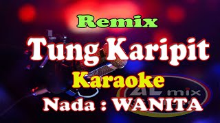 NADA WANITA REMIX  TUNG KARIPIT  KARAOKE [upl. by Weide419]