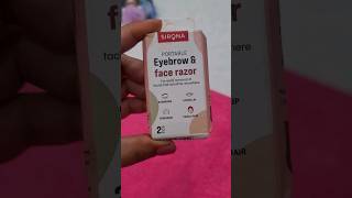 Sirona Portable Eyebrow amp Face razor review in HindiFace razor kaise use karte hainShorts [upl. by Quita]