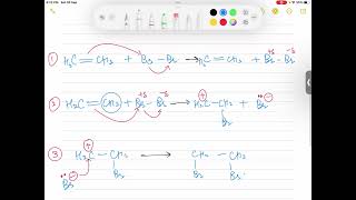 Electrophilic Addition Reaction and Nucleophilic substitution reaction SN2 [upl. by Rramahs]