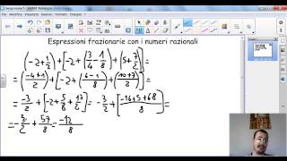 espressioni frazionarie con numeri razionali [upl. by Kutchins]