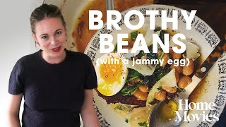 Alison Roman makes Brothy Beans  Home Movies with Alison Roman [upl. by Ruamaj]