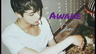 BTS Jin  Awake  Lyrics jin awake bts army xuhuong [upl. by Nanreh]