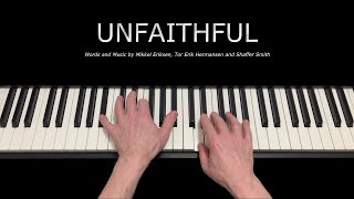 Unfaithful Rihanna  Piano Arrangement  Sheet Music Available [upl. by Nere]