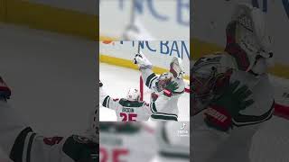 MINNESOTA Wild Goalie Scores 18th Goal Ever By Goalie Vs St Louis [upl. by Jocko]