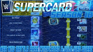 WWE SuperCard S10 68 Nov Battle Pass Completed amp Wild Wed Quest [upl. by Lennej]