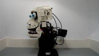 LEGO Technic Pneumatic Head sings  Hommage to Martin Kippenberger [upl. by Lewse]