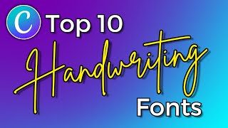 Canva Handwriting Fonts Thatll Elevate Your Designs [upl. by Triplett]